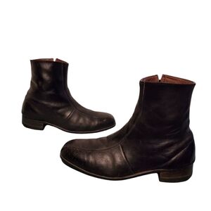 Men's Black Leather Boots
